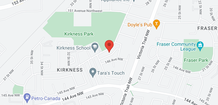 map of 639 KIRKNESS RD NW